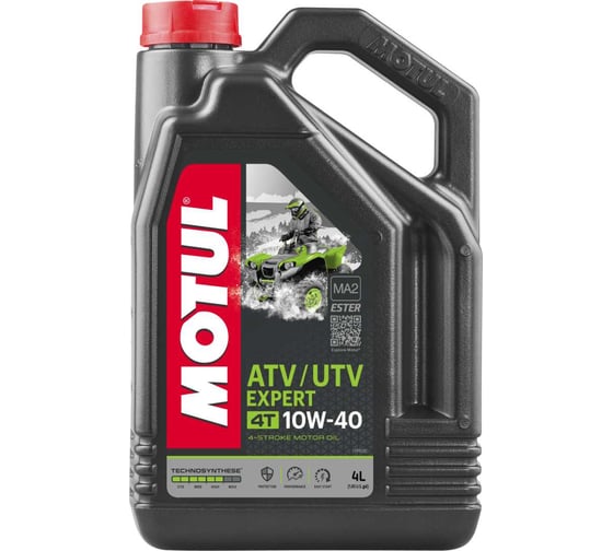 Моторное масло MOTUL ATV UTV EXPERT 10W40 4T 4 л 112786 1