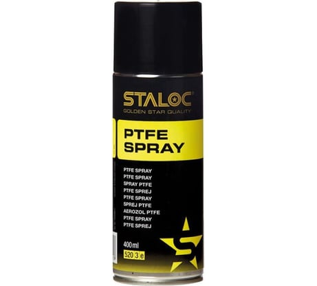 Cмазка-спрей сухая тефлоновая STALOC PTFE Spray SQ-460, 400 мл 104408917