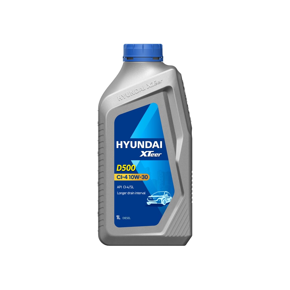 Моторное масло синтетическое HYUNDAI XTeer D500 CI-4 10W30, 1 л 1011014 ...