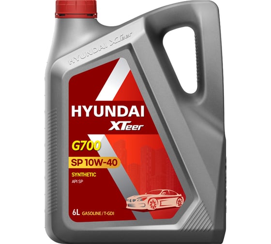 Моторное масло синтетическое HYUNDAI  XTeer G700 SP 10W40, 6 л 1061014