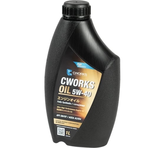 Моторное масло OIL 5W-40 A3/B4 1 л CWORKS A130R3001