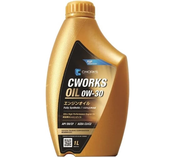 Моторное масло OIL 0W-30 C3 1 л CWORKS A130R5001