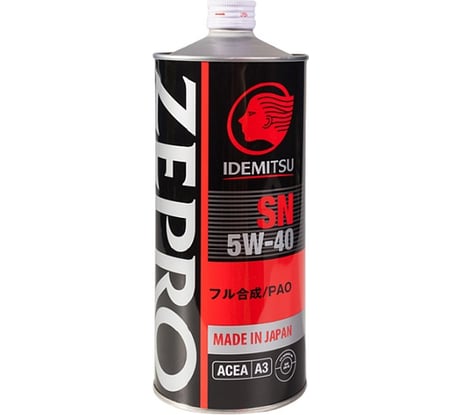 Масло моторное IDEMITSU Zepro Racing SN Fully Synthetic 5W-40, 1 л 3585-001