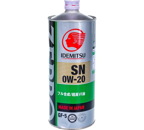 Масло моторное IDEMITSU Zepro Eco Medalist SN/GF-5, 0W-20, 1 л 3583-001