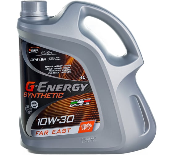 Масло G-ENERGY Synthetic Far East 10W-30 4л 253142470