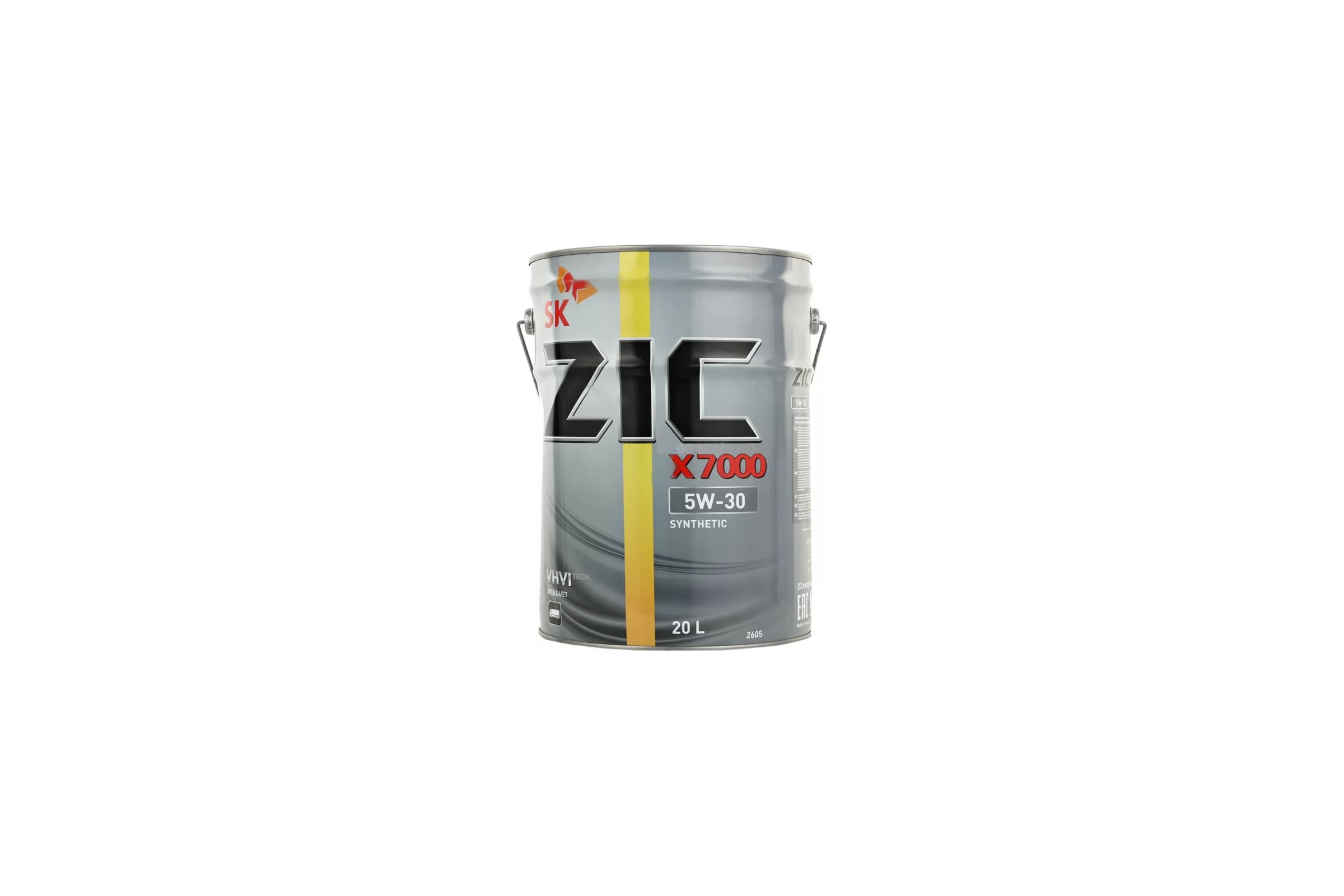 Масло ZIC X7000 Diesel 5W-30 20 л SK Lubricants 192605 - выгодная