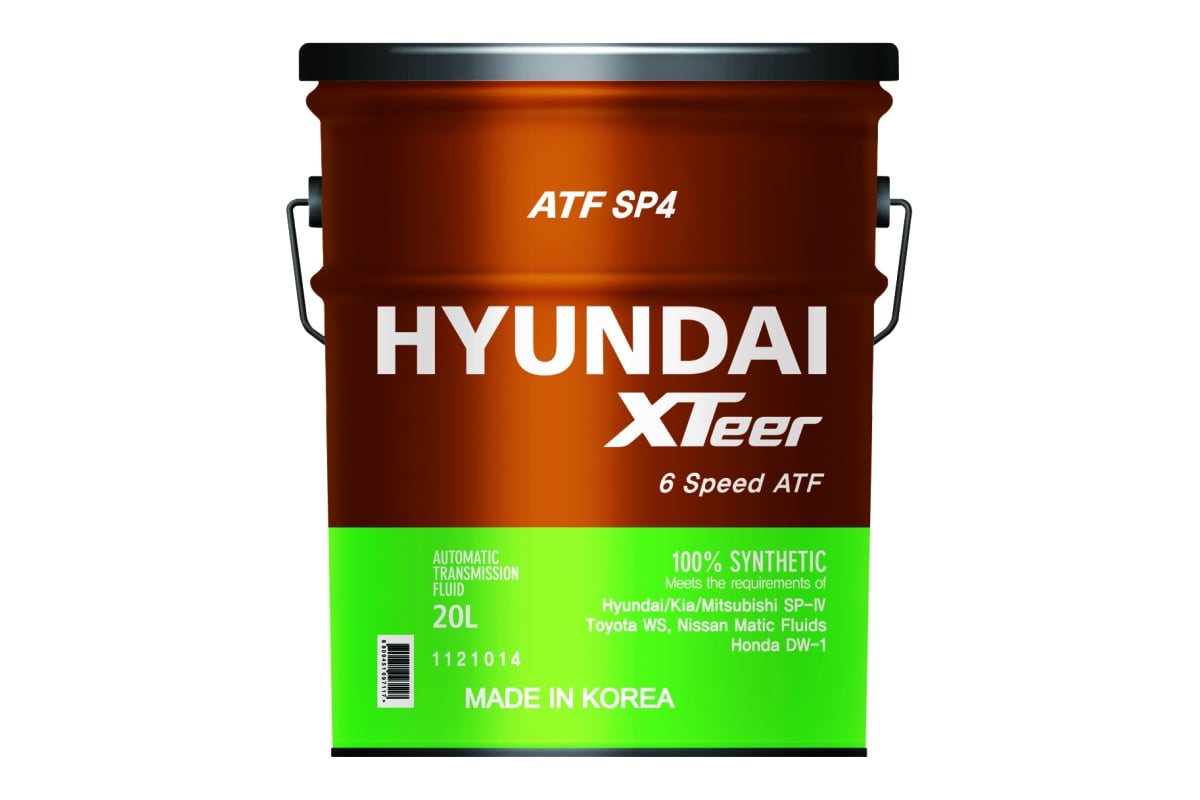 Масло ATF SP4 20 л HYUNDAI Xteer 1121014 - выгодная цена, отзывы .