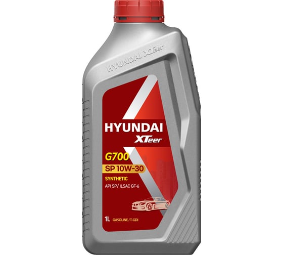 Моторное масло синтетическое HYUNDAI  XTeer Gasoline G700 10W30, 1 л 1011008