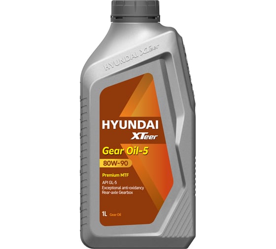 Трансмиссионное масло HYUNDAI  XTeer Gear Oil-5 80W90, 1 л 1011017 1