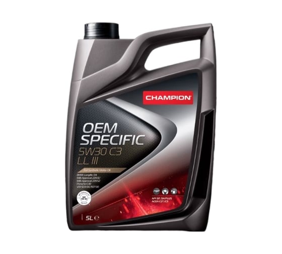 Масло CHAMPION OEM SPECIFIC 5W30 C3 LL III 1L 1048182 1