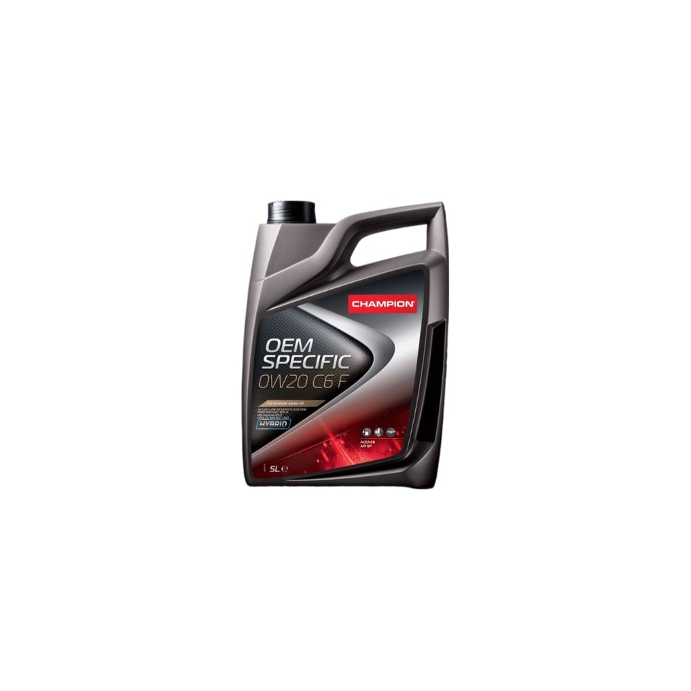 Масло CHAMPION OEM SPECIFIC 0W20 C6 F 5L 1048798 - выгодная цена ...