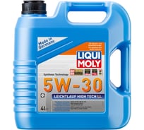 Масло моторное Leichtlauf High Tech LL (5W-30; CF/SL; A3/B4; 4 л) LIQUI MOLY 39006C