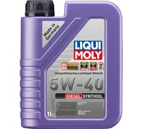 Синтетическое моторное масло LIQUI MOLY Diesel Synthoil 5W-40 CF A3/B4 (1л) 1340