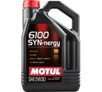 Масло моторное Technosynthese 6100 SYN-NERGY (5 л; 5W30) MOTUL 107972
