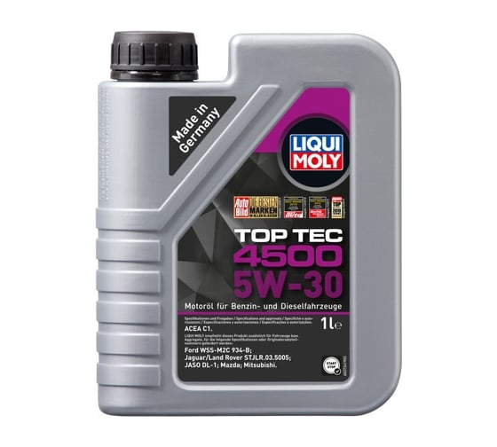 Синтетическое моторное масло LIQUI MOLY LiquiMoly НС- Top Tec 4500 5W-30 C1 (1 л) 3724 1