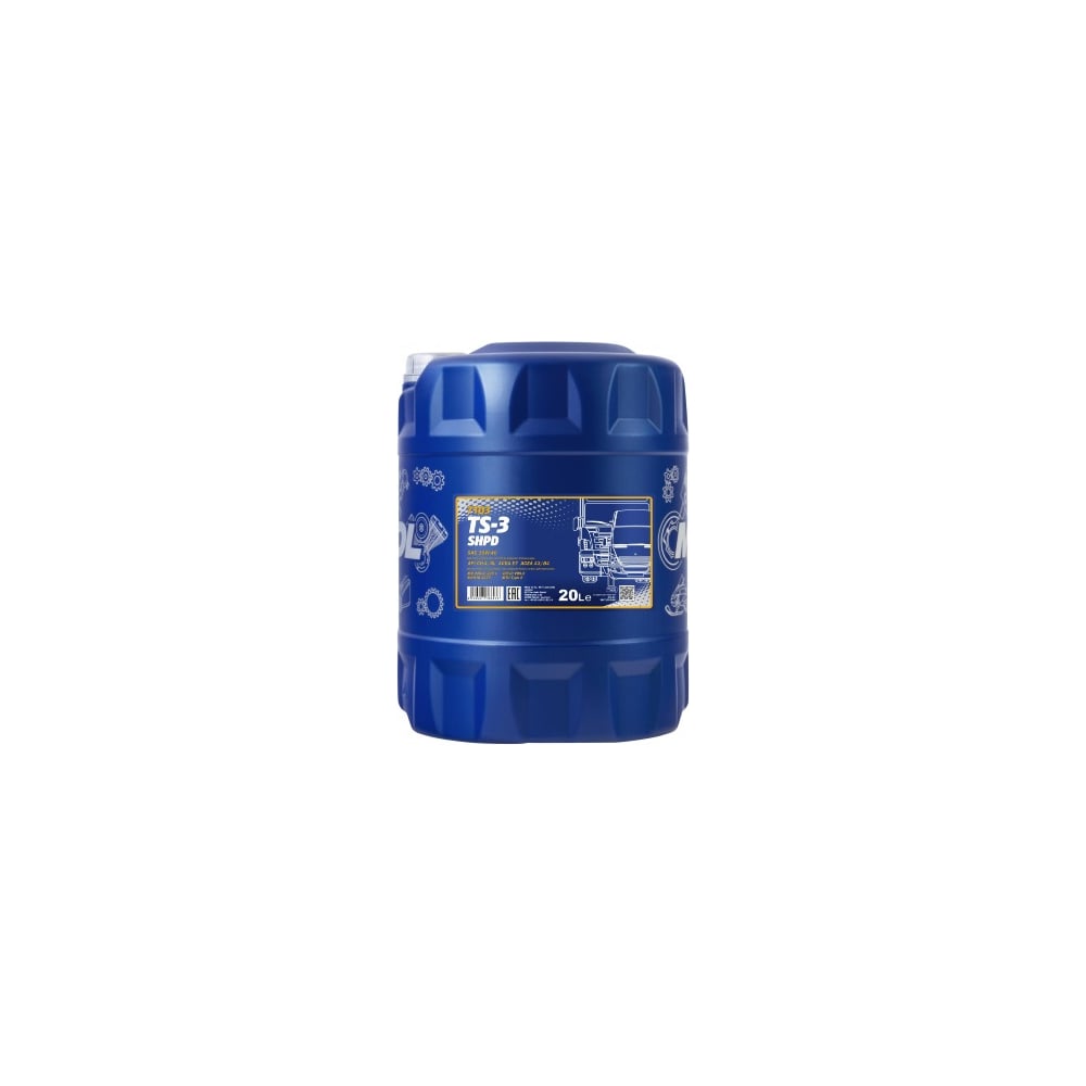 Полусинтетическое моторное масло MANNOL TS-3 UHPD EXTRA 10W40 20 л 10W ...