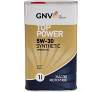 Масло моторное GNV Top Power 5W-30 Synthetic, C3, VW 504.00/507.00, 1 л GTP1011872020010530001