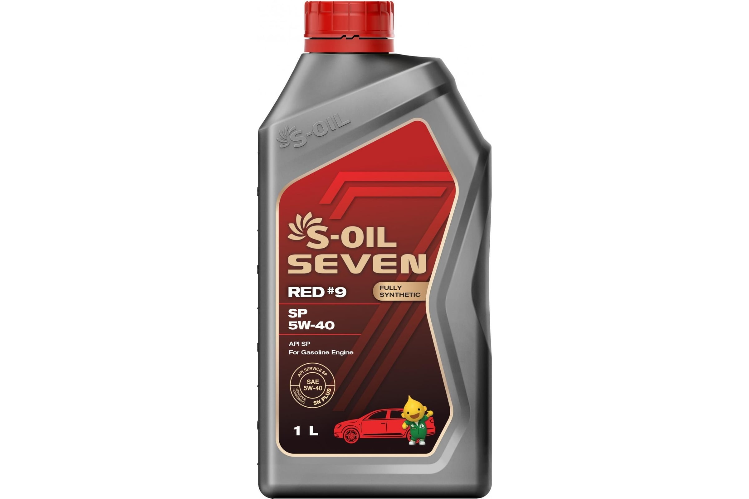Моторное масло RED#9 SP 5W-40 1 л S-OIL SEVEN E108303 - выгодная 