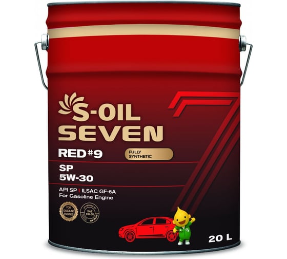 Моторное масло RED#9 SP 5W-30 20 л S-OIL SEVEN E108297