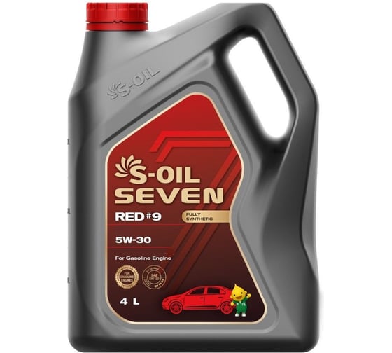 Моторное масло RED#9 SN PLUS 5W-30 4 л S-OIL SEVEN E107603