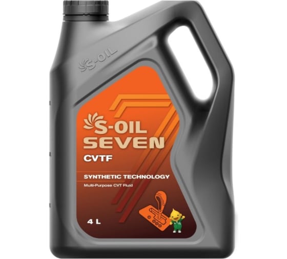 Трансмиссионное масло CVTF 4 л S-OIL SEVEN E107817