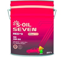 Моторное масло RED#9 SN 5W-30 20 л S-OIL SEVEN E107627