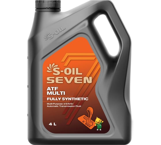 Трансмиссионное масло ATF MULTI 4 л S-OIL SEVEN E107987 1