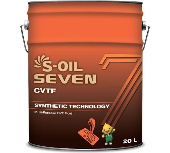Трансмиссионное масло CVTF 20 л S-OIL SEVEN E107818