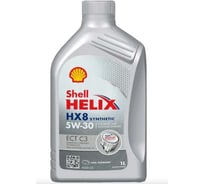 Масло моторное синтетическое SHELL Helix HX8 Synthetic ECT С3 5w30 NEW 550045057