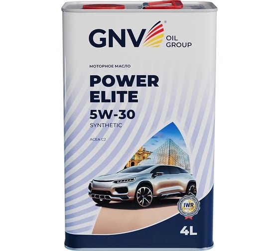 Масло GNV Power Elite 5W-30 Synthetic (канистра 4 л.) ACEA С2, PSA B71 2290 GPE1012080018230530004