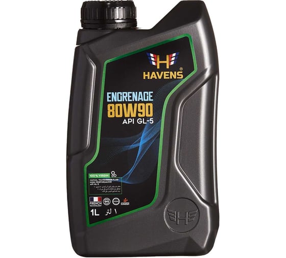Масло HAVENS Engrenage SAE 80W90 API GL-5 1L HE80W90GL51