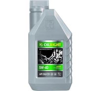 Моторное масло OILRIGHT ДРАЙВ SAE 5W40 API SG/CD п/с 1 л 3112 34905181