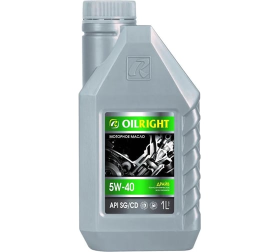 Моторное масло OILRIGHT ДРАЙВ SAE 5W40 API SG/CD п/с 1 л 3112 1