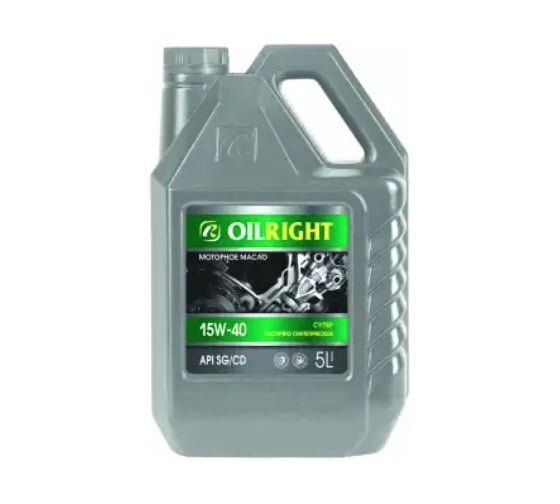 Масло моторное ч/с Супер SAE 15W40  API SG/CD 5л OILRIGHT 2974 1