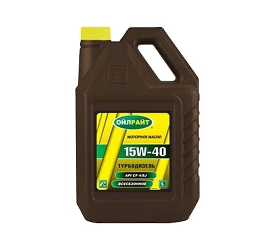 Моторное масло OILRIGHT ч/с Турбодизель SAE 15W40 API CF-4/SJ 5 л 90006