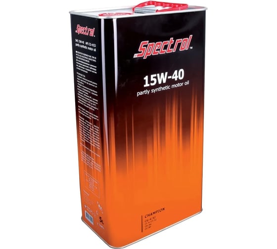 Дизельное масло Spectrol Чемпион 15W40 CG-4/SJ 5 л 9215