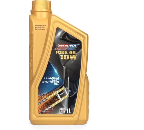 Вилочное масло для мотоциклов Atlantic Fork Oil 10W (1 л) 26024
