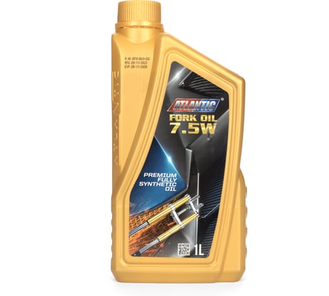 Вилочное масло для мотоциклов Atlantic Fork Oil 7.5W 1 л 26023