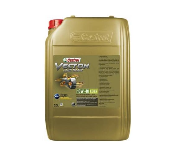 Масло CASTROL 10/40 Vecton Long Drain E6/E9 20 л 15B9D0 1