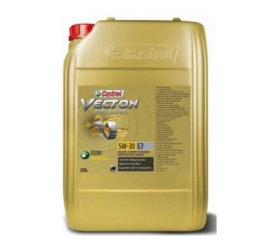 Синтетическое масло CASTROL 5/30 Vecton Fuel Saver E7 Enduron Plus 20 л 157AEB