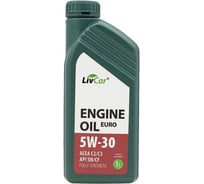 Масло моторное LIVCAR 5W-30 Engine Oil EURO 5W-30 ACEA C2/3 API SN/CF 1л LC7110530-001
