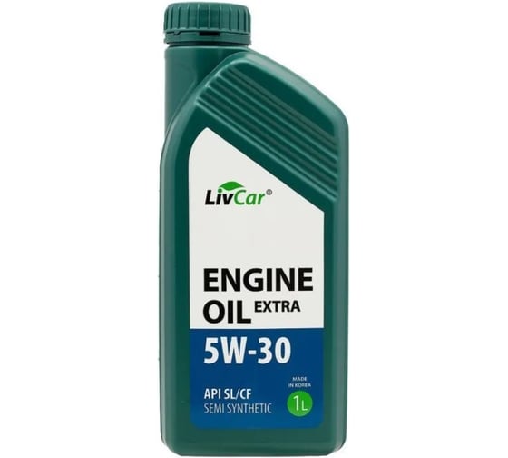 Масло моторное LIVCAR 5W-30 Engine Oil EXTRA 5W-30 API SL/CF 1л LC2610530-001 1