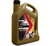 Синтетическое моторное масло AKross DRIVE 5W-40 SN/CF 60 л AKS0016MOF