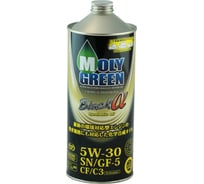 Моторное масло MOLYGREEN PREMIUM BLACK SN/CF C3 5W30 синт 1л 0470116