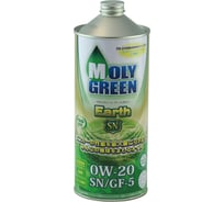 Моторное масло MOLYGREEN PREMIUM EARTH SN/GF 5 0W 20 синт 1л 0470047