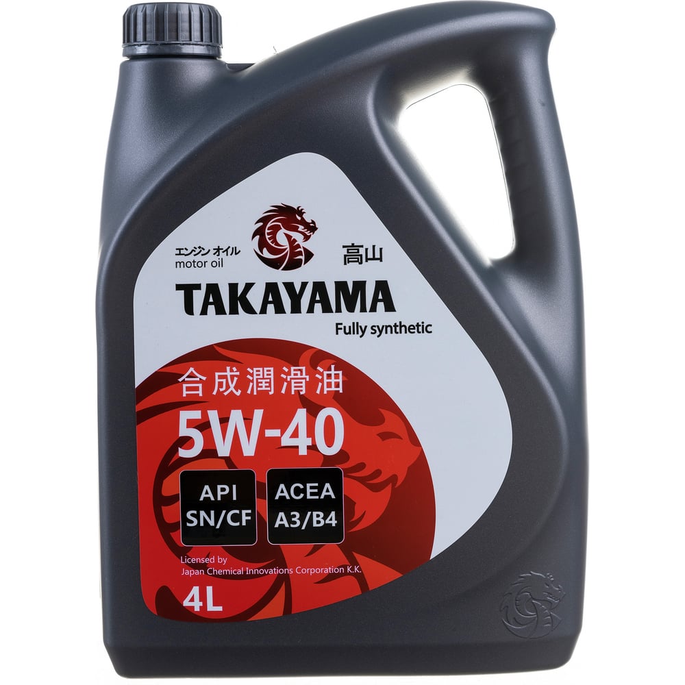 Моторное масло Takayama SAE 5W40, API SN/CF, 4 л 605521 - выгодная цена ...