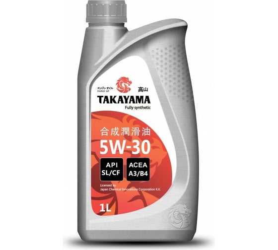 Моторное масло Takayama SAE 5W30, API SL/CF, 1 л 605529