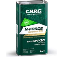Моторное масло C.N.R.G. N-Force Special RS 5W-30, SN/CF, C3, синтетическое CNRG-024-0001