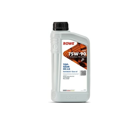 НС-синтетическое трансмиссионное масло Rowe HIGHTEC TOPGEAR SAE 75W-90 HC-LS 25004-0010-99