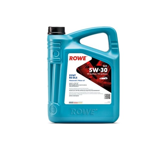 Моторное НС синтетическое масло Rowe HIGHTEC SYNT RS DLS SAE 5W-30 20118-0040-99